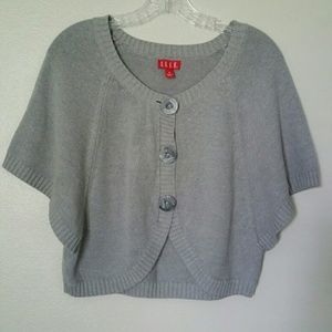 Elle Gray 3 Buttoned Shrug size Medium